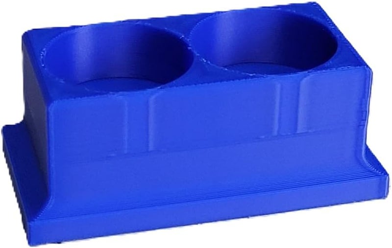 Znet3D Eye Drop Bottle Organizer, 2-Slot Stand (Blue) - Image 3